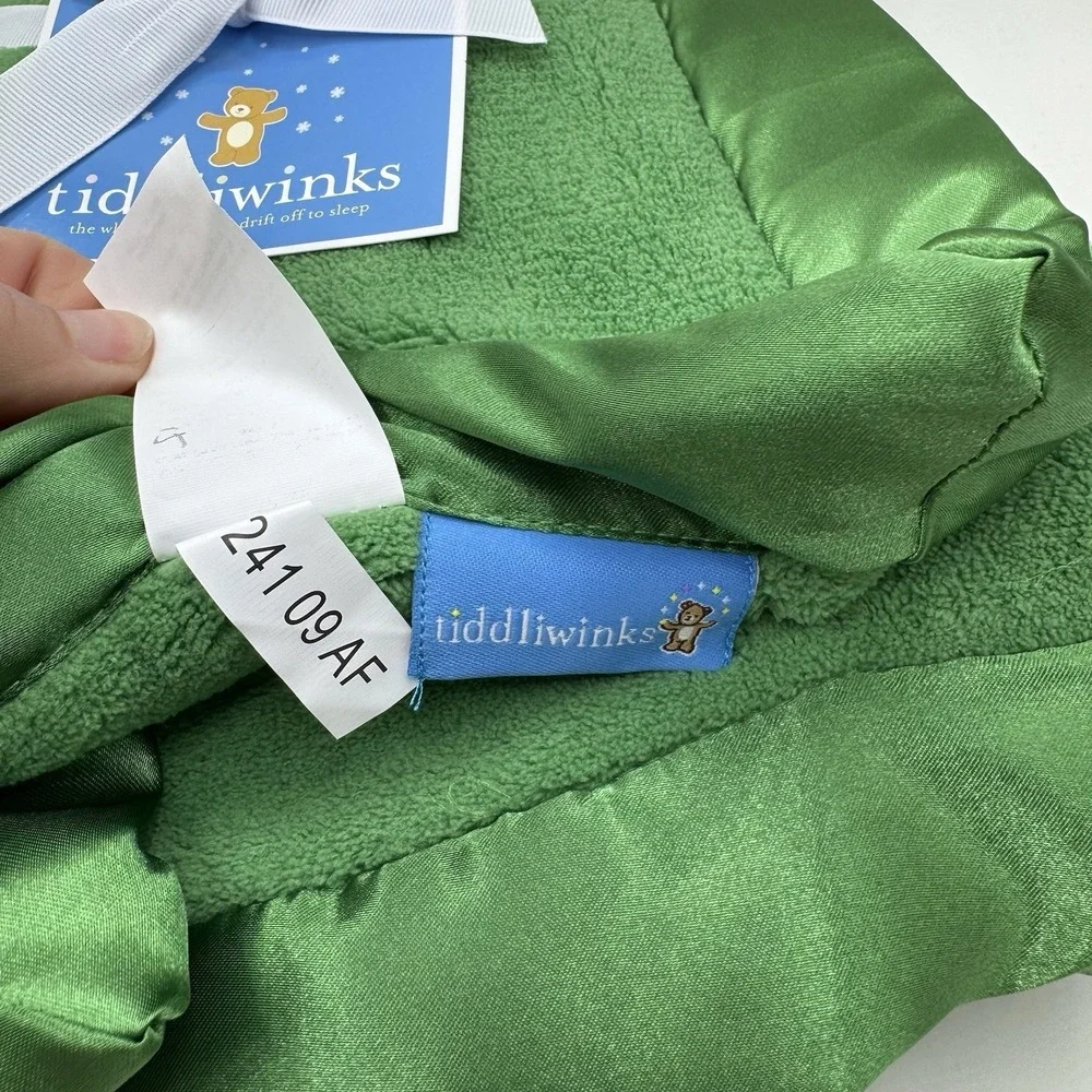 Tiddliwinks Solid Forest Green Satin Trim Soft 40